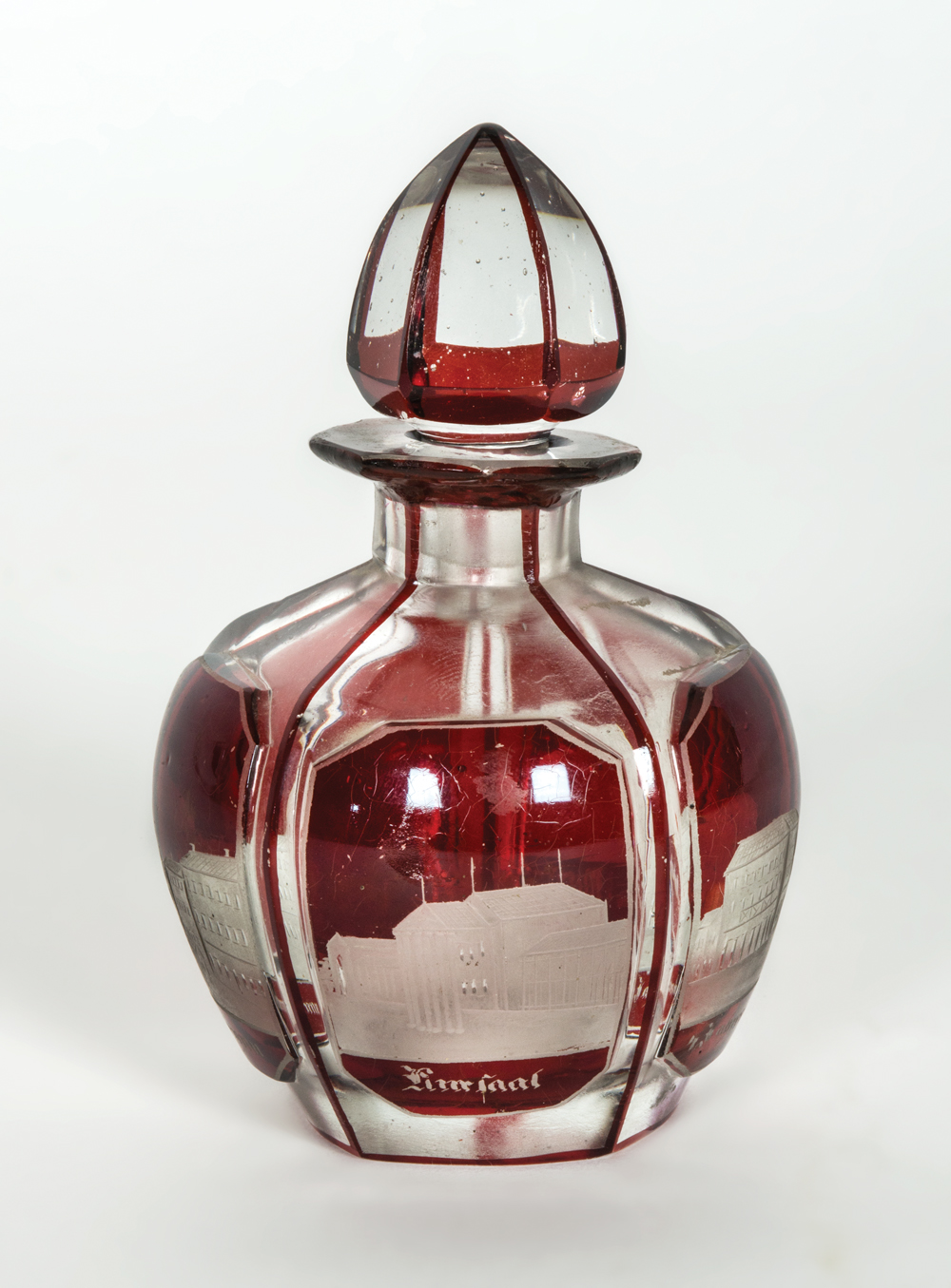 Lot 108: Three Pieces of 19th C. Bohemian Glass - Image 8