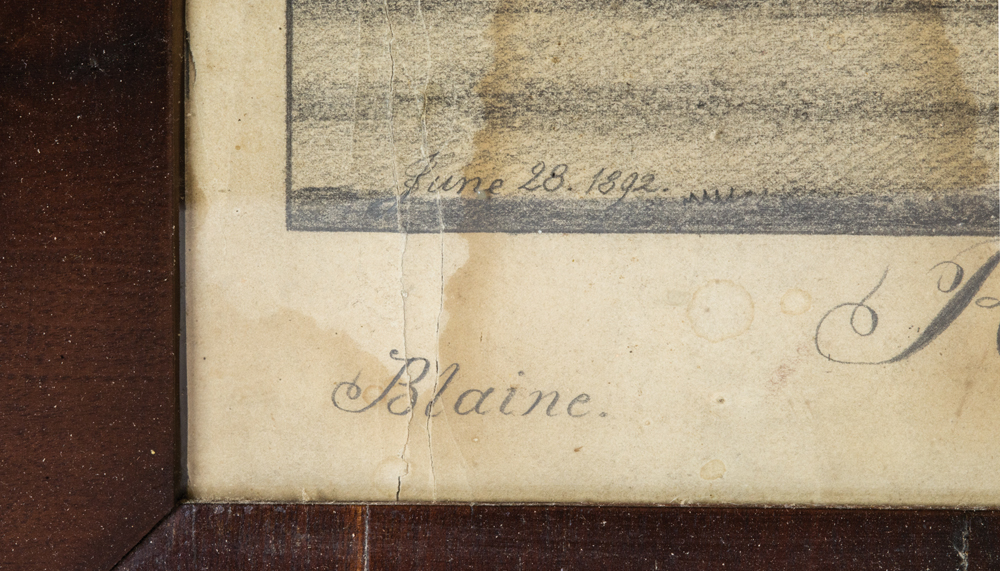 Lot 125B: Pencil Architectural Drawing - Image 2