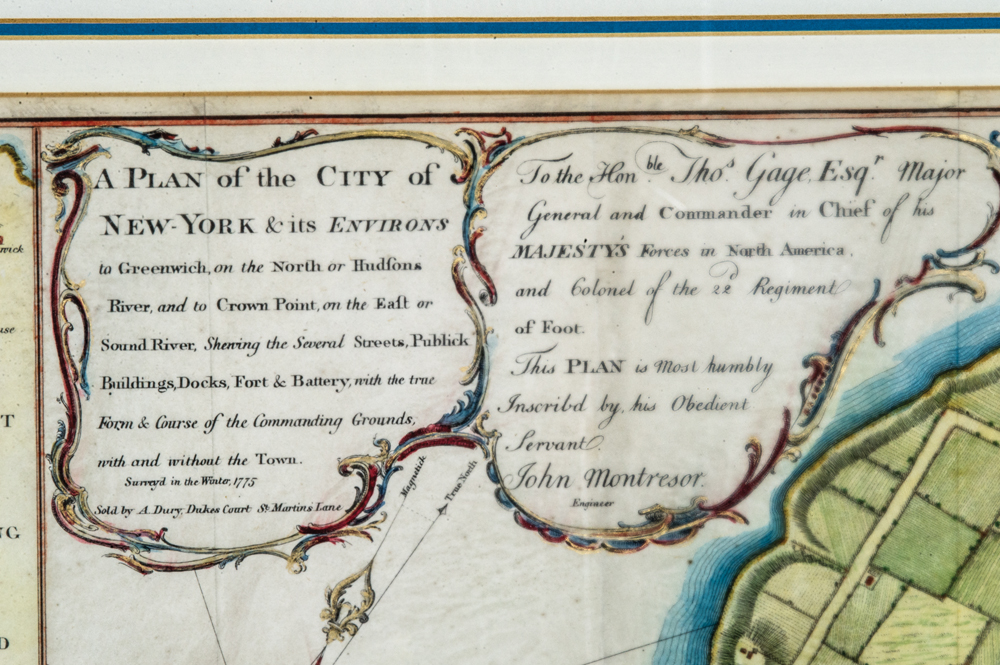 Lot 21: 19th C. Map of New York - Image 2