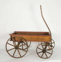Lot 236: 19th C. Toy Wagon