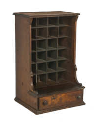 Lot 208: Victorian Seed Cabinet