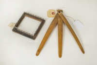 Lot 214: Tape Weaving "Needles", Child's Weaving Frame