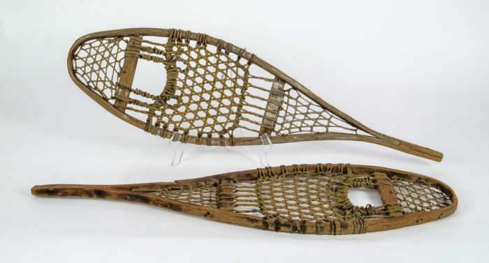 Pair Of Early 20th C. Child's Snow Shoes