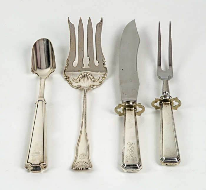 Four Pieces Of Sterling Flatware