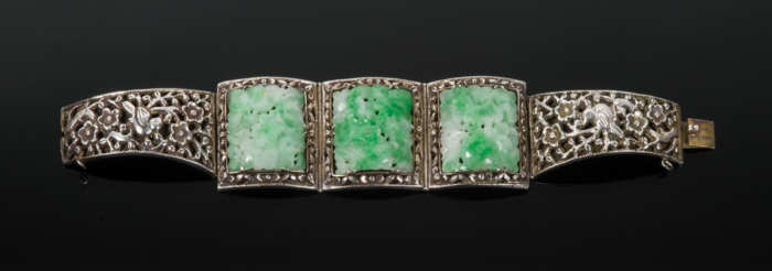 Collection of Jade and Sterling Silver Jewelry