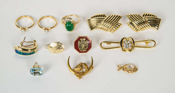 Rings, Earrings, Pins, Pendant