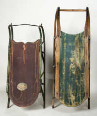 Two Late 19th C. Children's Sleds