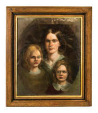 Portrait of Mother and Two Daughters