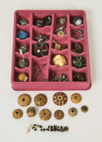 Collection of Beads and Jewelry