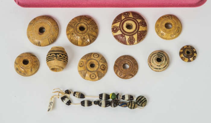 Collection of Beads and Jewelry
