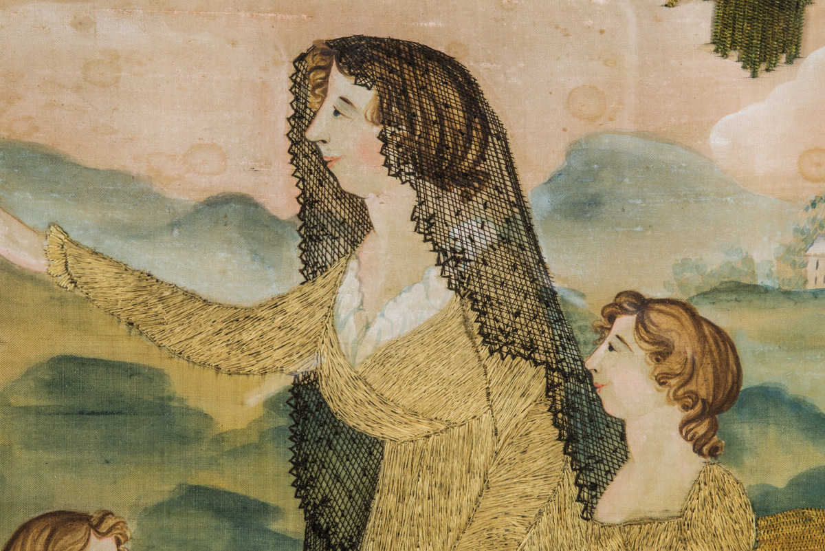 Needlework/Watercolor