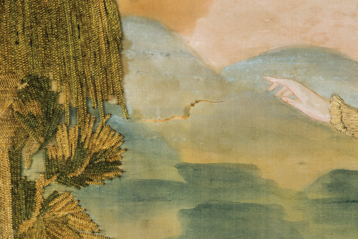 Needlework/Watercolor