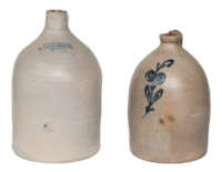 Two 19th C. Stoneware Jugs