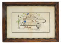 Birthday Penmanship Watercolor