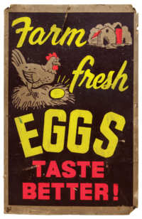 Poster "Farm Fresh Eggs Taste Better!"