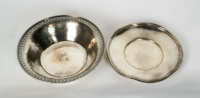 Sterling Plate and Bowl