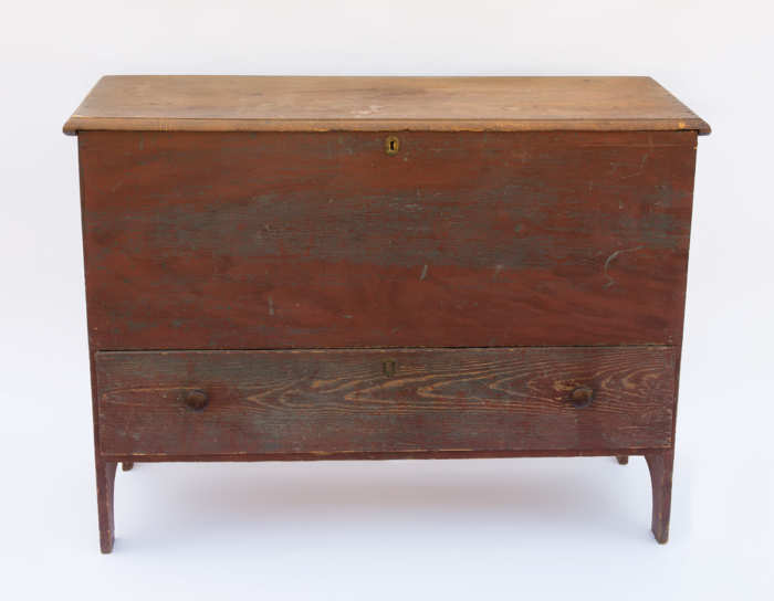 19th C. New England Blanket Chest