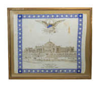 Lot 104: 19th C. Centennial Handkerchief