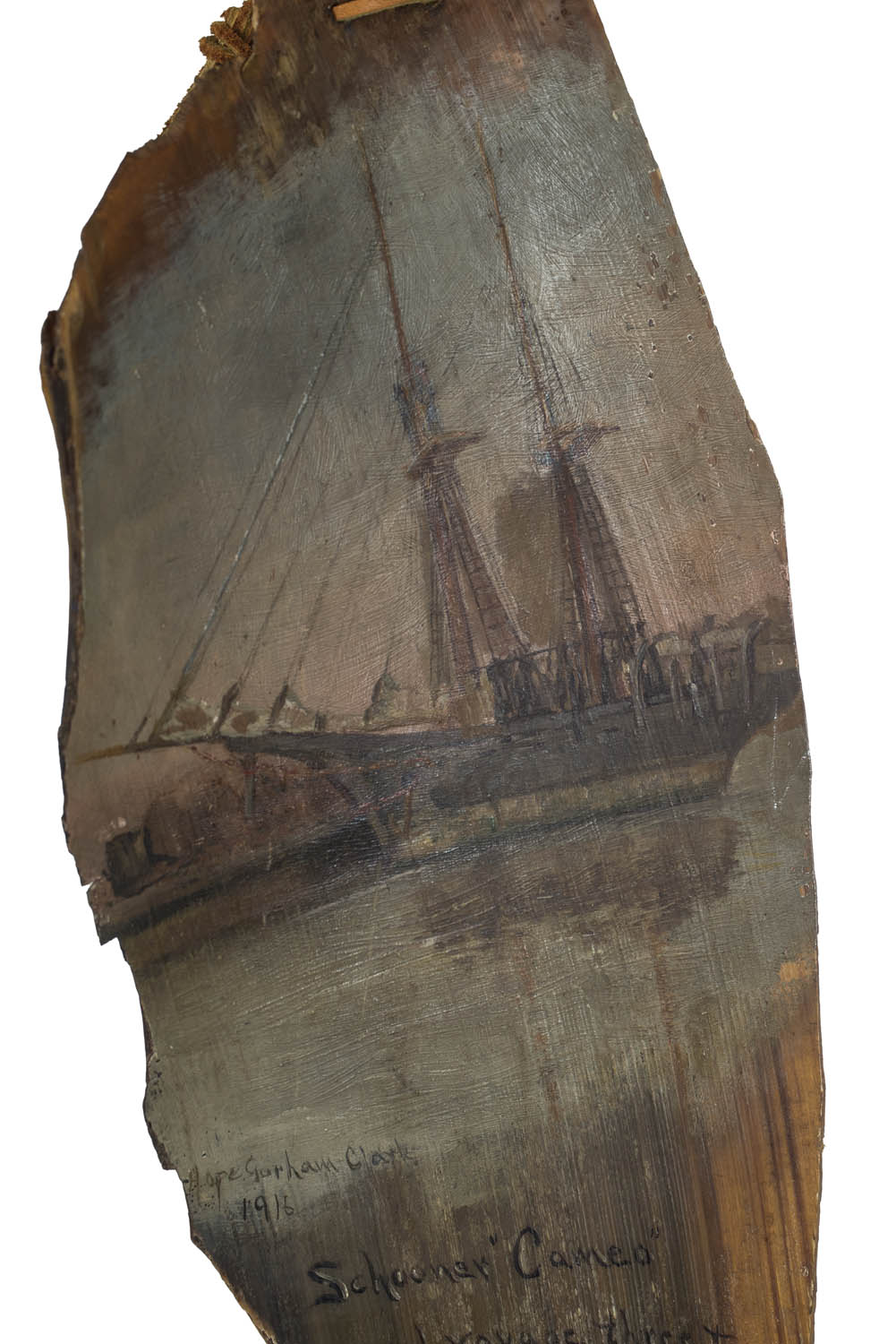 Lot 119C: Rare Painting on Baleen - Image 2