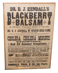 Lot 126: Large 19th C. Advertising Broadside