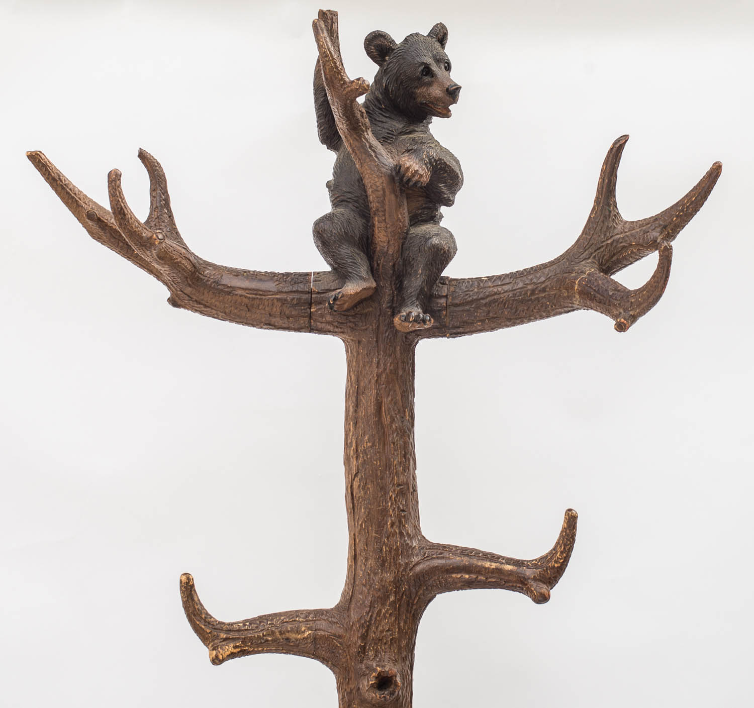 Lot 136: Antique Black Forest Hat Rack, and Umbrella Stand - Image 2