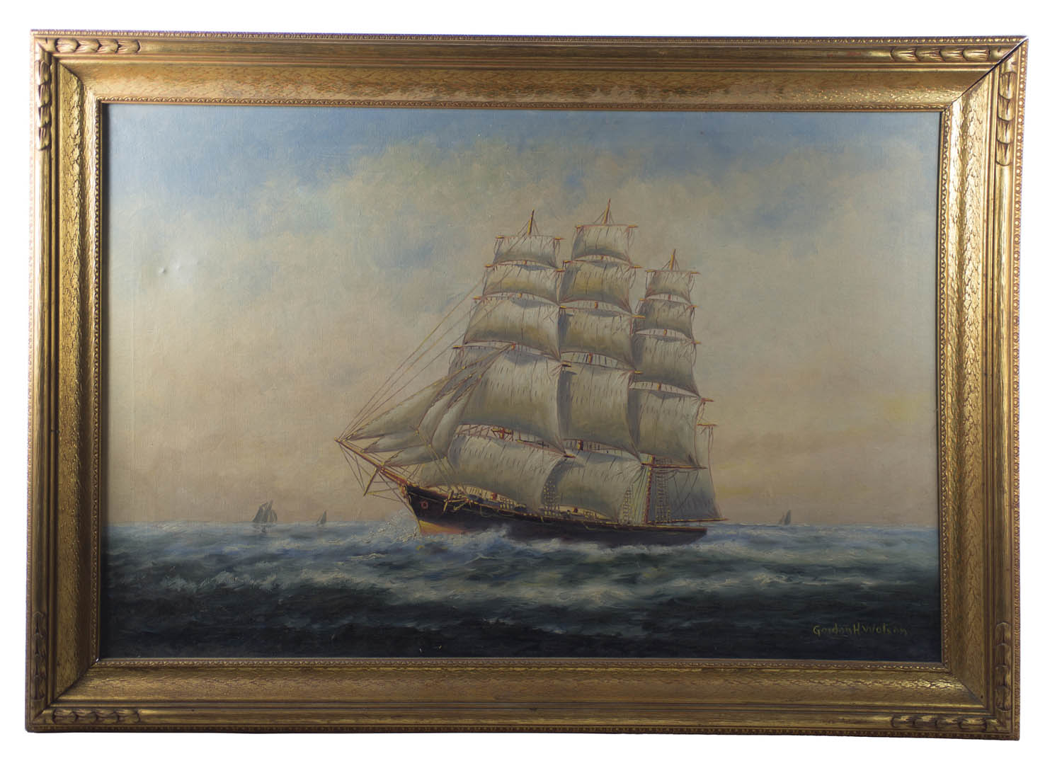 Lot 165D: Early 20th C. Ship Portrait