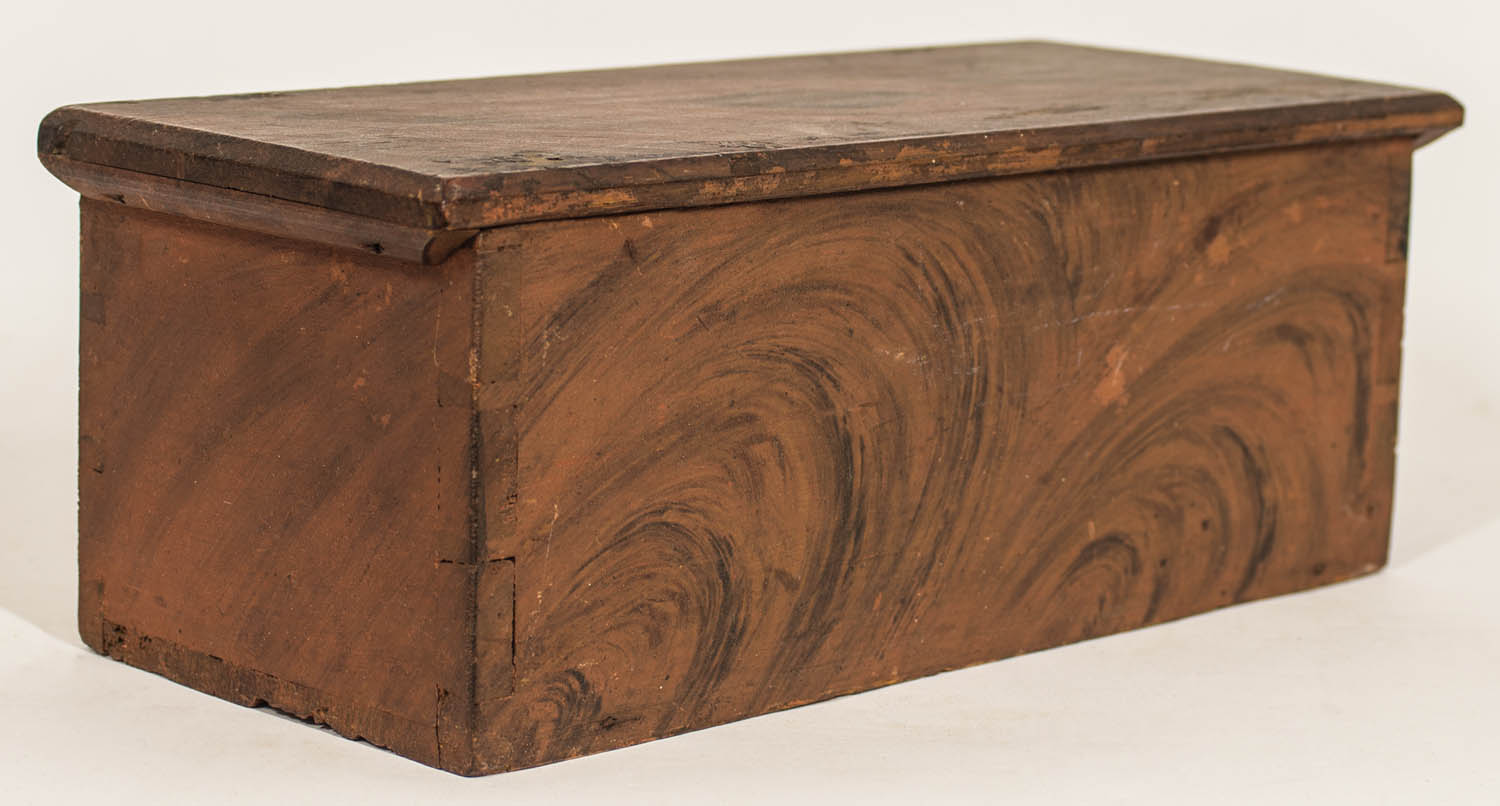 Lot 244: 19th C. New England Document Box