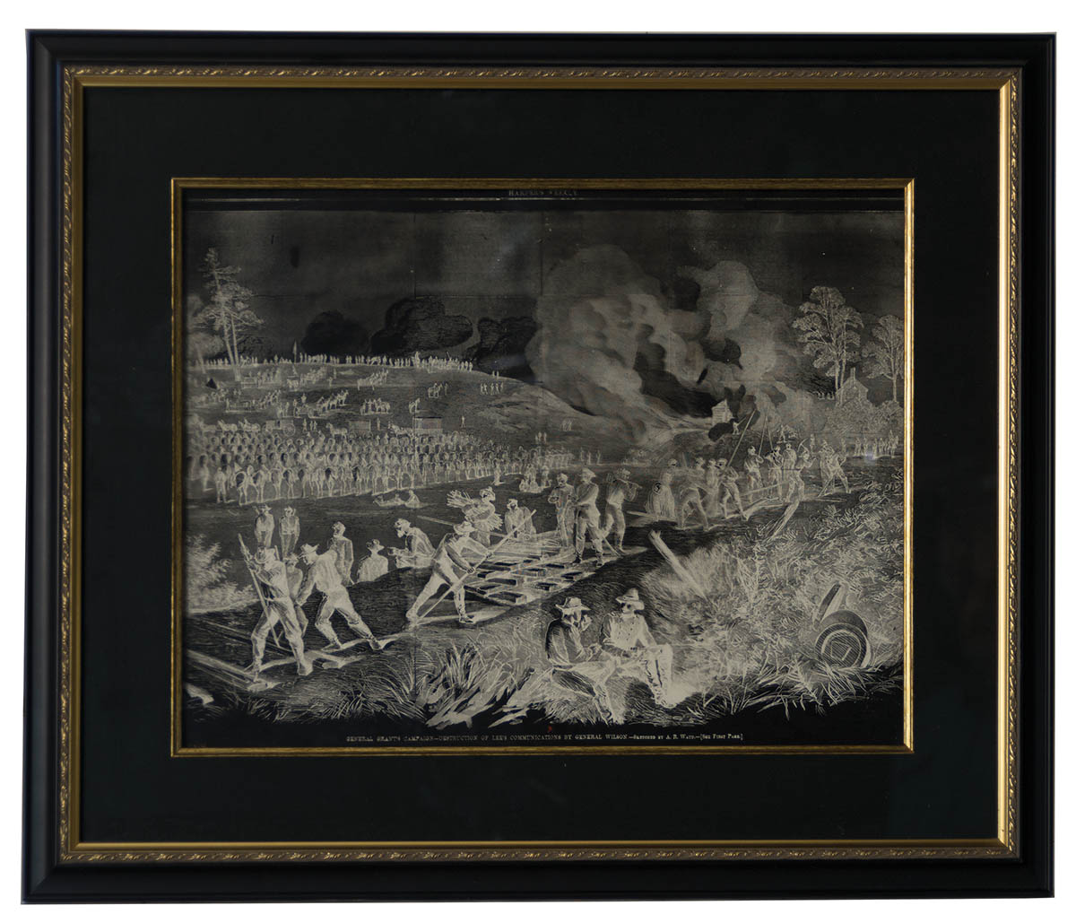 Lot 110C: "Harper's Weekly" Newspaper Negative