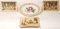 Lot 111A: President U. S. Grant White House Plate with Photos