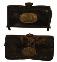 Lot 126: Civil War Cartridge Boxes