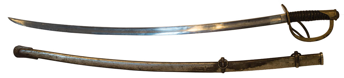 Lot 133A: Civil War Era Sword and Scabbard