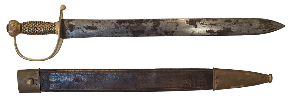 Lot 134A: Confederate Naval Sword and Scabbard Replica - Image 3