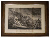 Lot 164A: Battle of Bunker Hill Historical Print