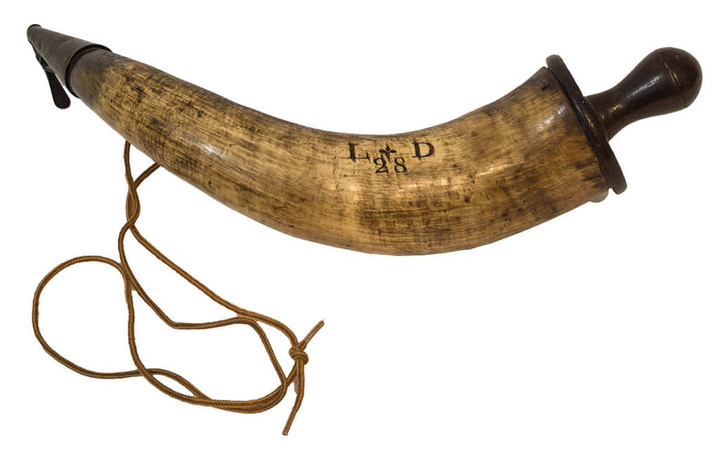 Lot 41 Powder Horn Willis Henry Auctions, Inc.