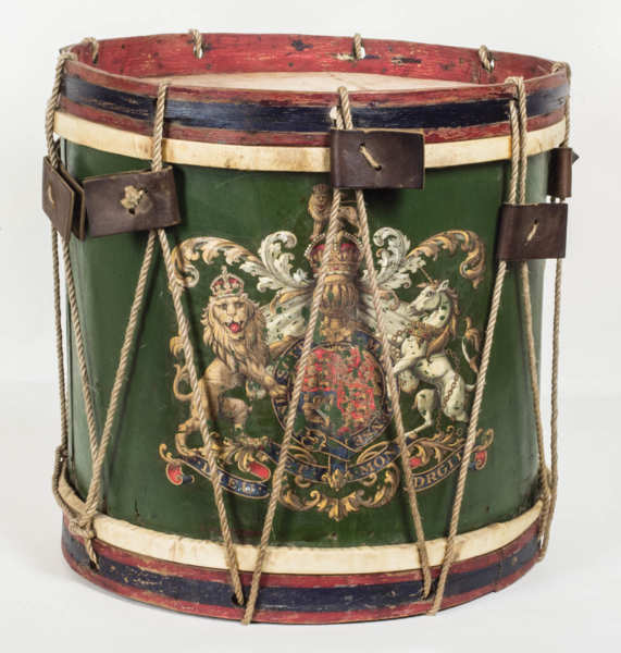 Lot 230 Military Drum Willis Henry Auctions, Inc.