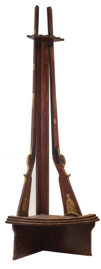 Lot 252: Corner Gun Stand