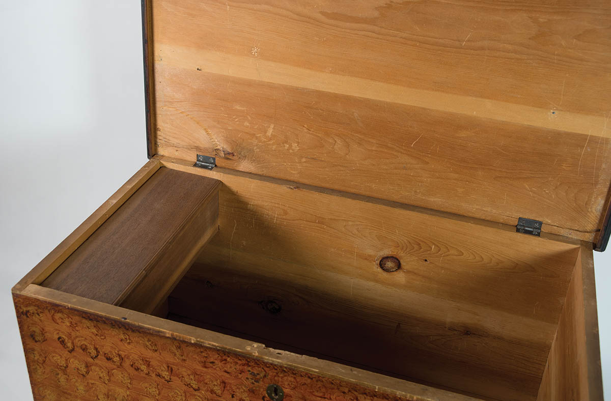 Lot 135: 19th C. Pine Blanket Box - Image 3