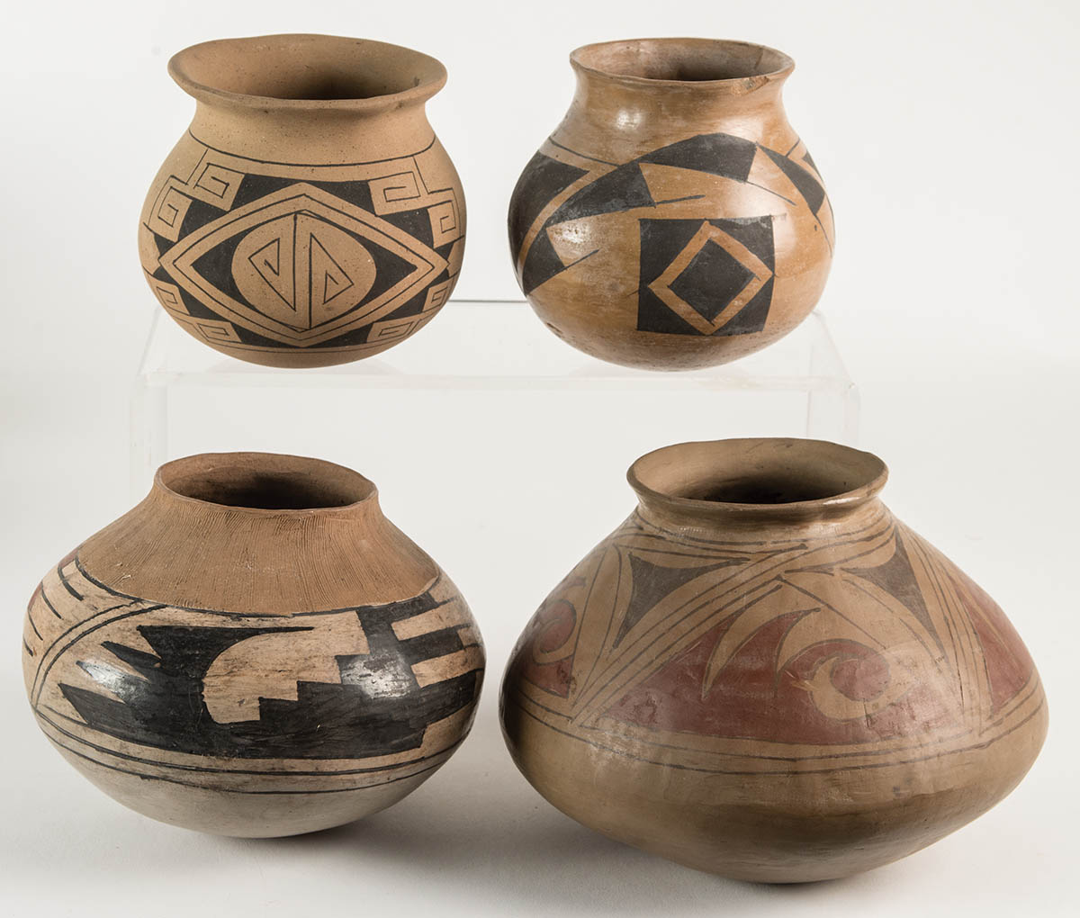 Lot 224: Four Pueblo Pottery Jars