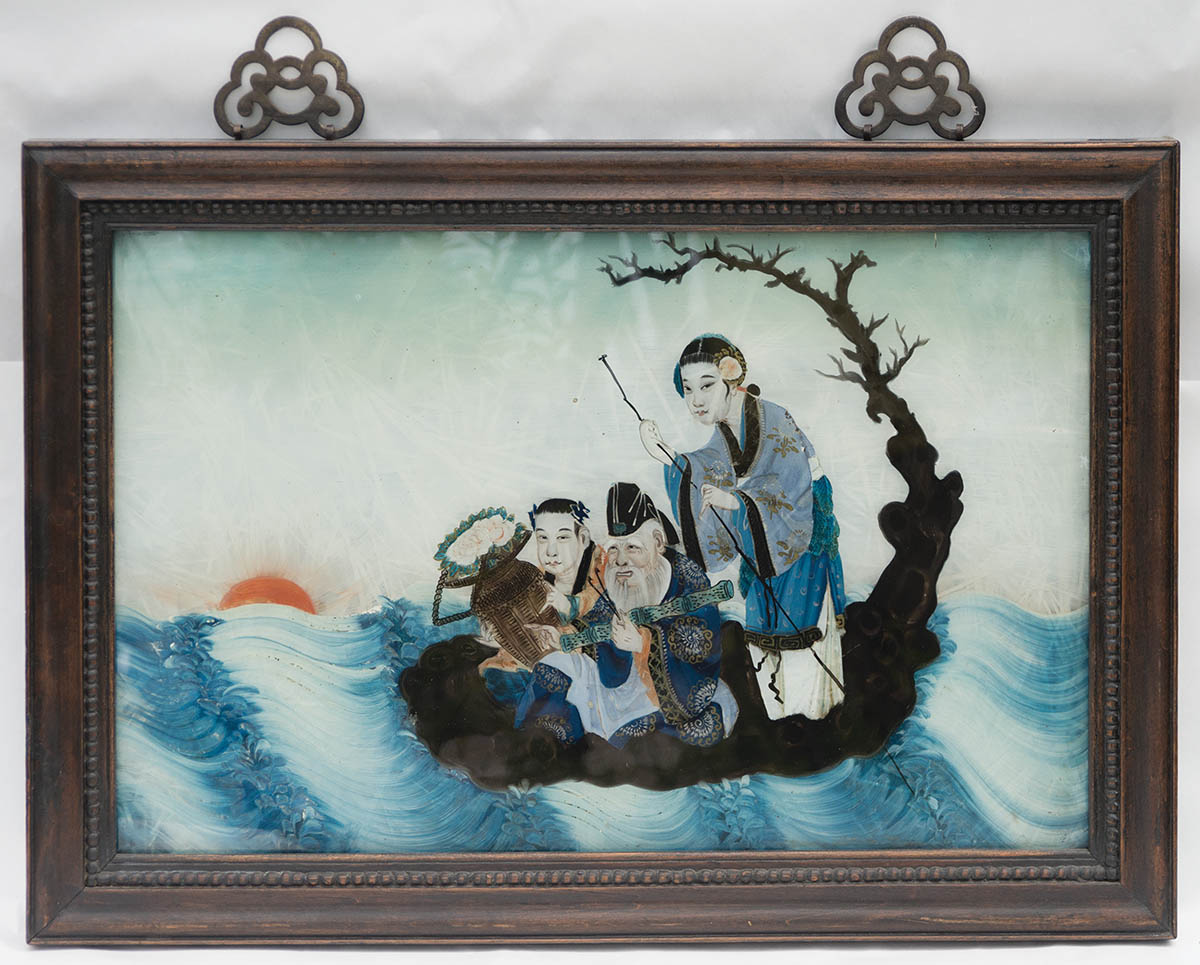 Lot 16: Chinese Reverse Painting