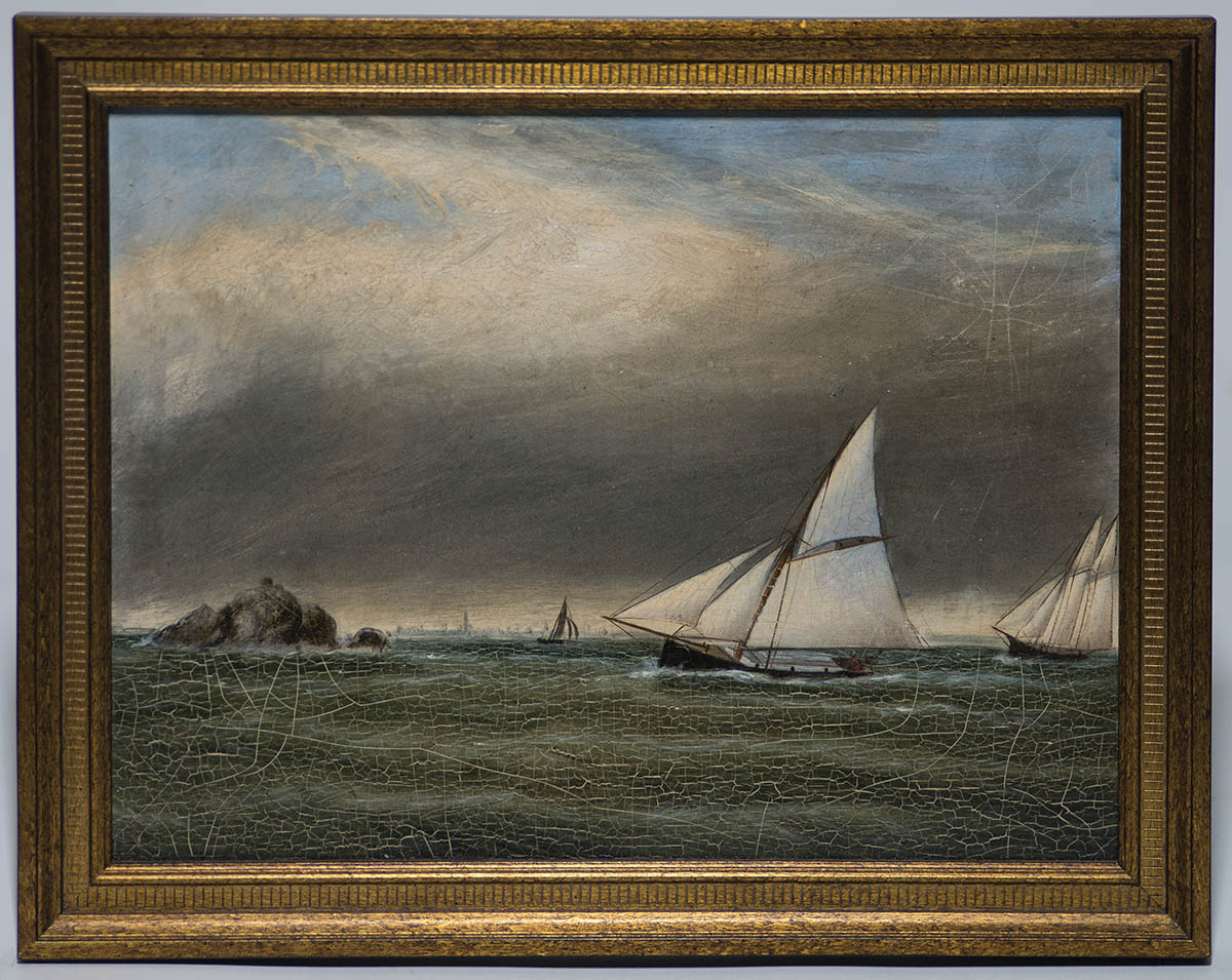 Lot 2: Yachts Racing by Clement Drew