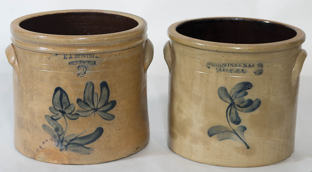 Lot 102: Two Stoneware Crocks