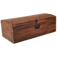 Lot 120: 19th C. Dome Top Storage Box