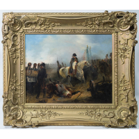 Lot 145: Battle Painting of Napoleon