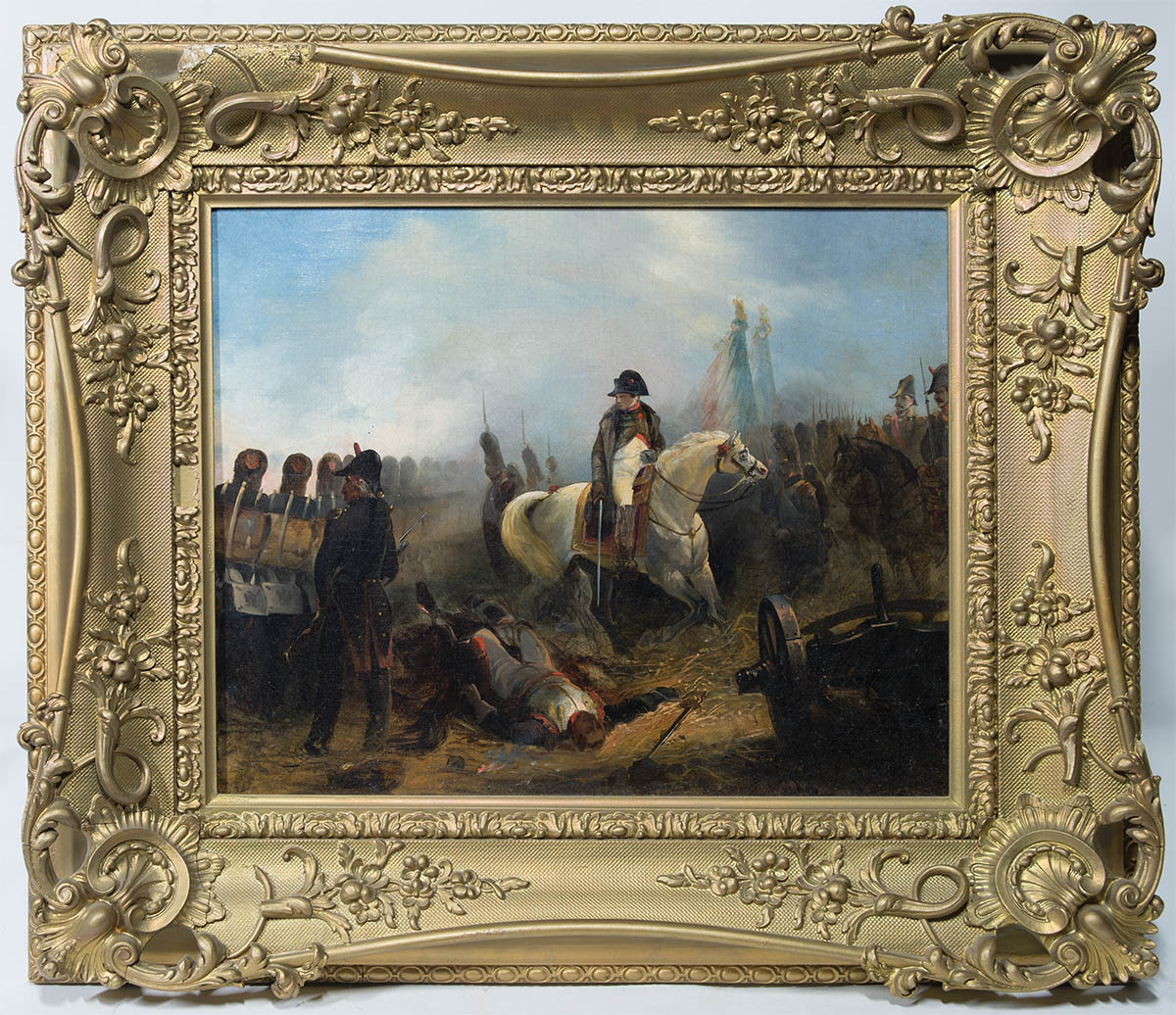 Lot 145: Battle Painting of Napoleon