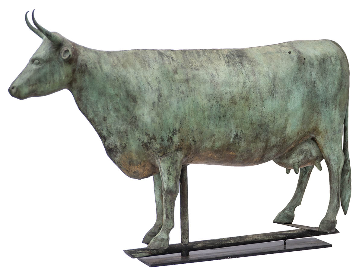 Lot 85: Exceptional Cow Weathervane
