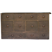 Lot 182: 19th C. Apothecary Chest
