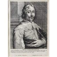 Lot 204: Two 17th C. Framed and Glazed Woodcut Engravings