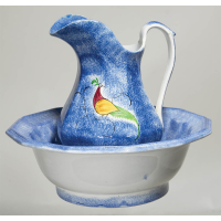 Lot 206: 19th C. Pennsylvania Spatterware