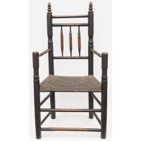 Lot 210: 17th C. New England Armchair