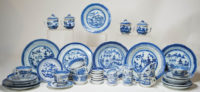 Lot 244: Large Collection of Canton China